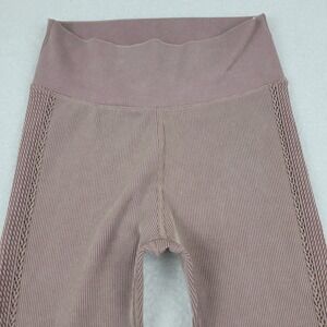 OFFLINE By Aerie Big Chill Seamless Legging Womens Medium M Textured Light Bark